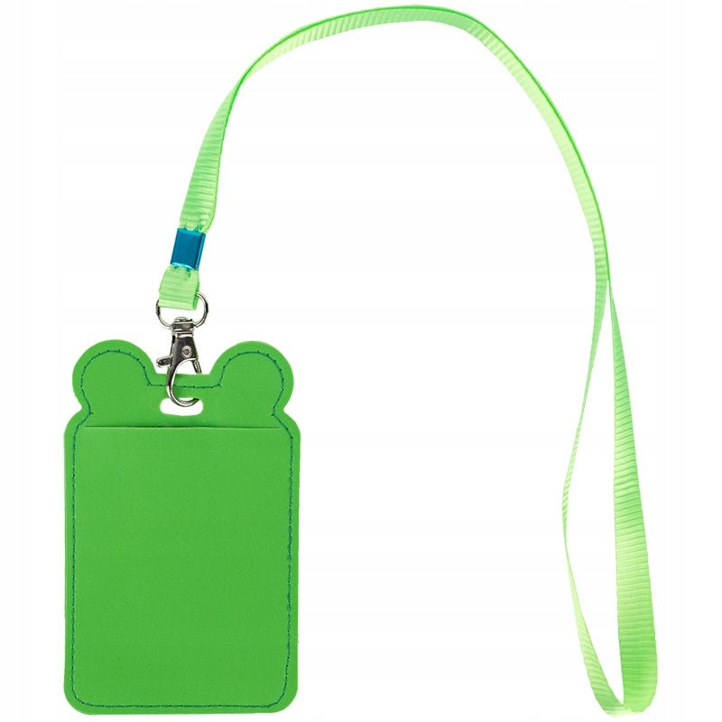 Identyfikator Kite K24-296-2 na szyję dla dzieci – pionowy, z uszkami i sznurkiem 40 cm