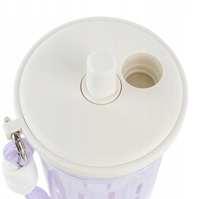 Butelka z rurką i silikonowym uchwytem – do picia w ruchu