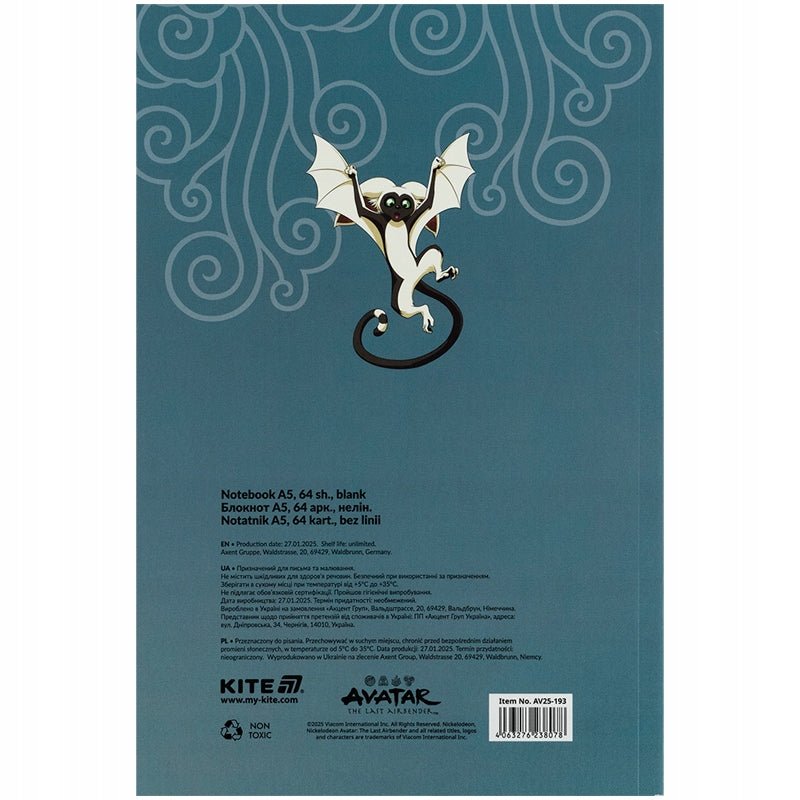 Notes 64 kartki A5 Avatar Kite