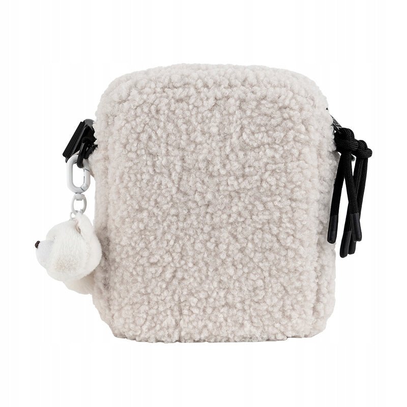 Torebka crossbody beżowa młodzieżowa z pluszem Kite