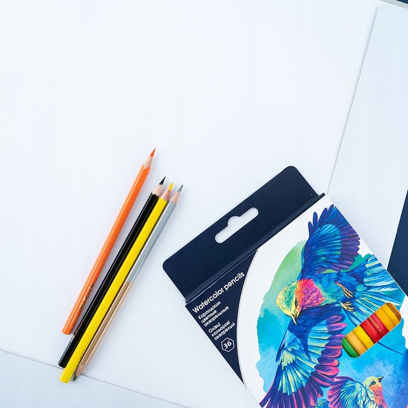 Kolorowe kredki akwarelowe 36 sztuki