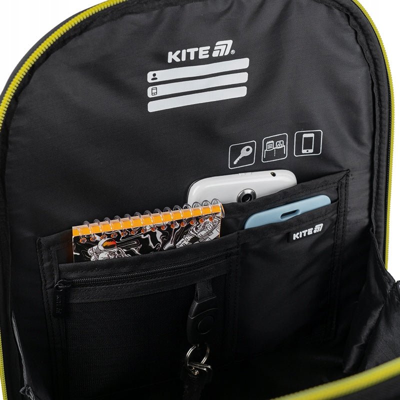 Tornister Kite DC25-556M z organizerem wewnętrznym, kieszenią na telefon