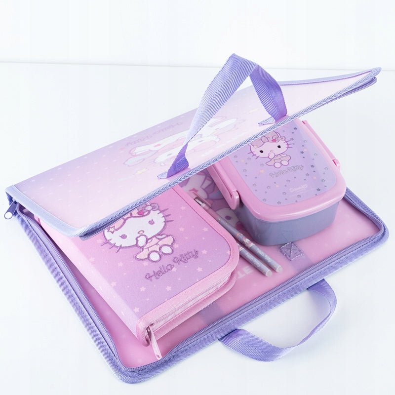 Teczka szkolna z rączką gruba A4 XL Hello Kitty