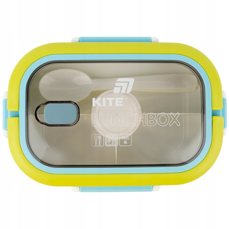 Zestaw lunchowy Kite z naczyniami i rączką do wygodnego przenoszenia