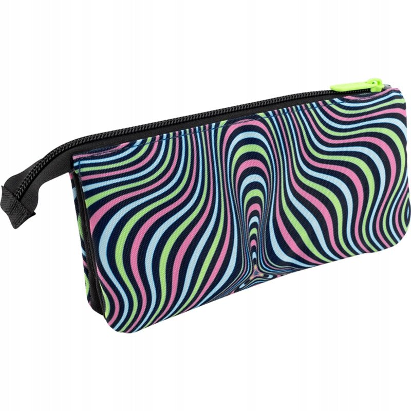 Piórnik szkolny młodzieżowy saszetka z kotem