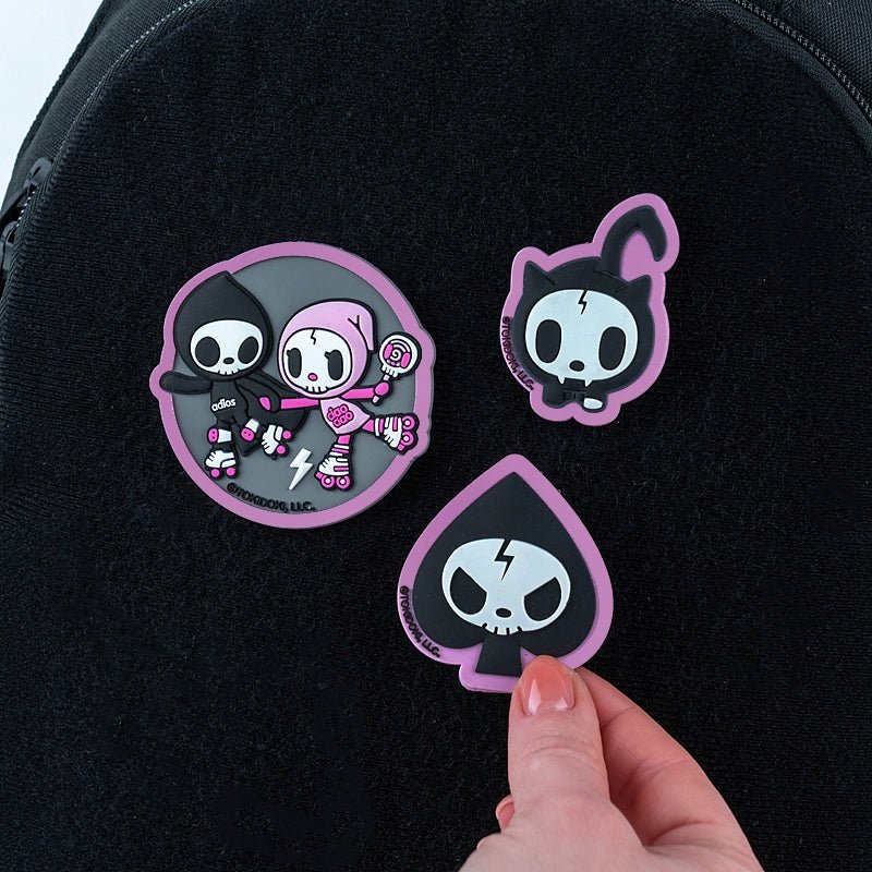 Naszywki na rzep emblemat 3 szt Tokidoki