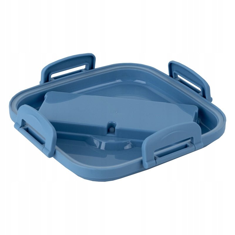 Lunchbox ze sztuccami na 3 komory 1100ml różowy