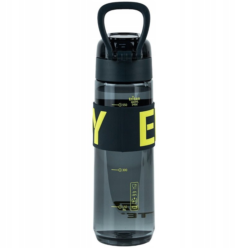 Butelka na wodę bidon do szkoły na siłownię 680ml z sitkiem szary Kite