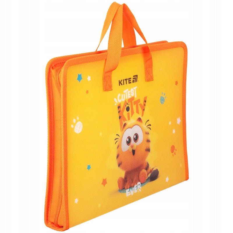 Teczka szkolna z rączką gruba A4 XL Garfield