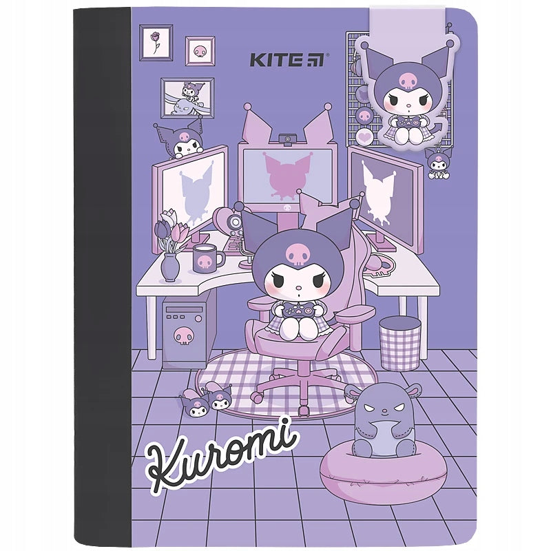 Notes notatnik 60 kartek z zakładką pamiętnik A5 Kuromi Kite