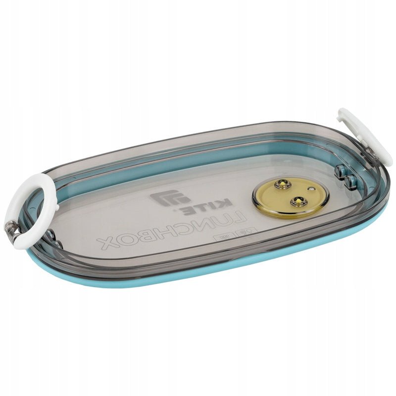 Śniadaniówka Kite z bocznymi zatrzaskami, które łączą dwa pojemniki