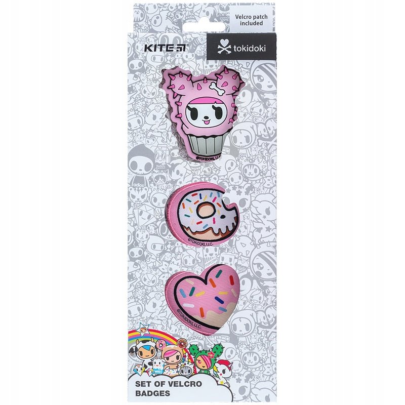 Naszywki na rzep emblemat 3 szt Tokidoki