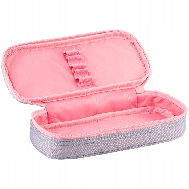 Piórnik saszetka dla dziewczynek pluszowe serduzko