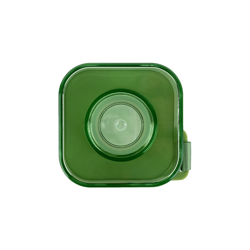 Butelka na wodę, kwadratowa 550 ml, zielony