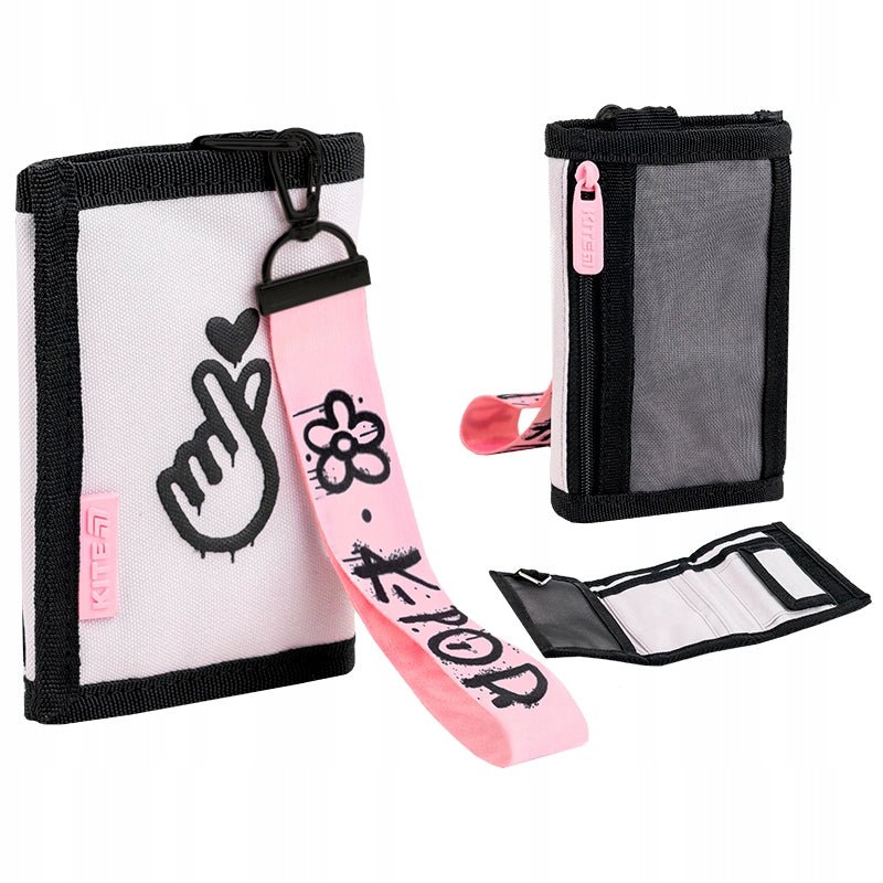 Portfel dziecięcy dla dziewczynki  K-POP Kite