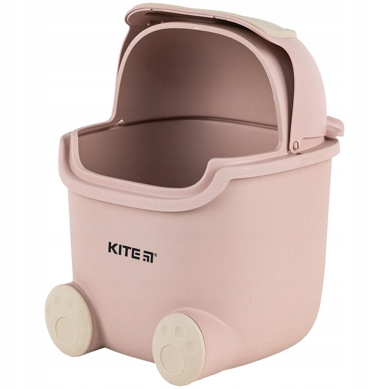 Kosz na śmieci na biurko dla dziecka różowy