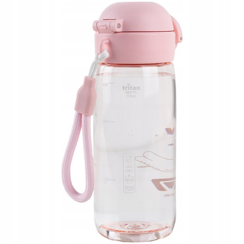 Butelka na wodę do szkolny 480 ml różowy Kite