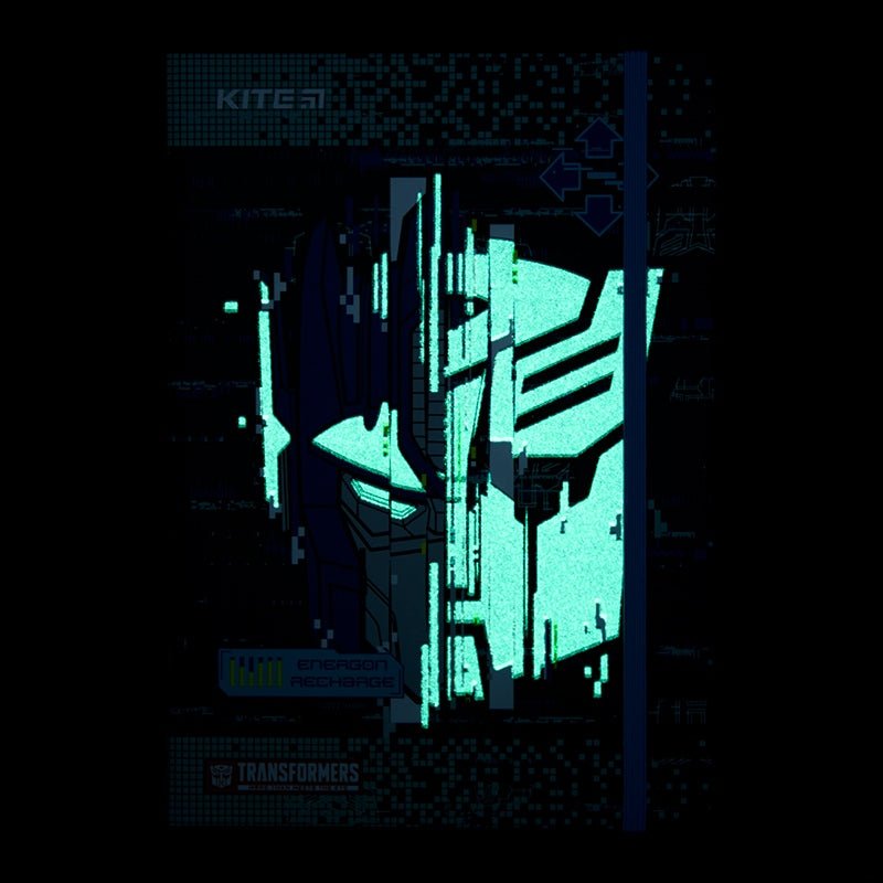 Notatnik dla chłopców A5 neonowy Transformers