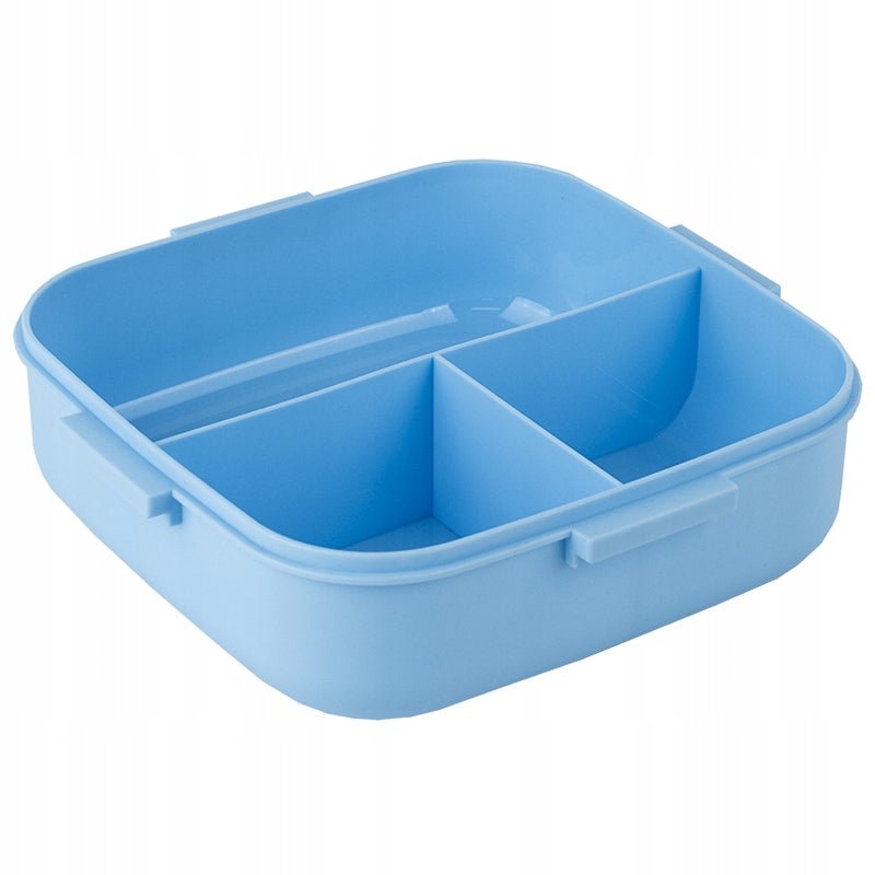Lunchbox ze sztuccami na 3 komory