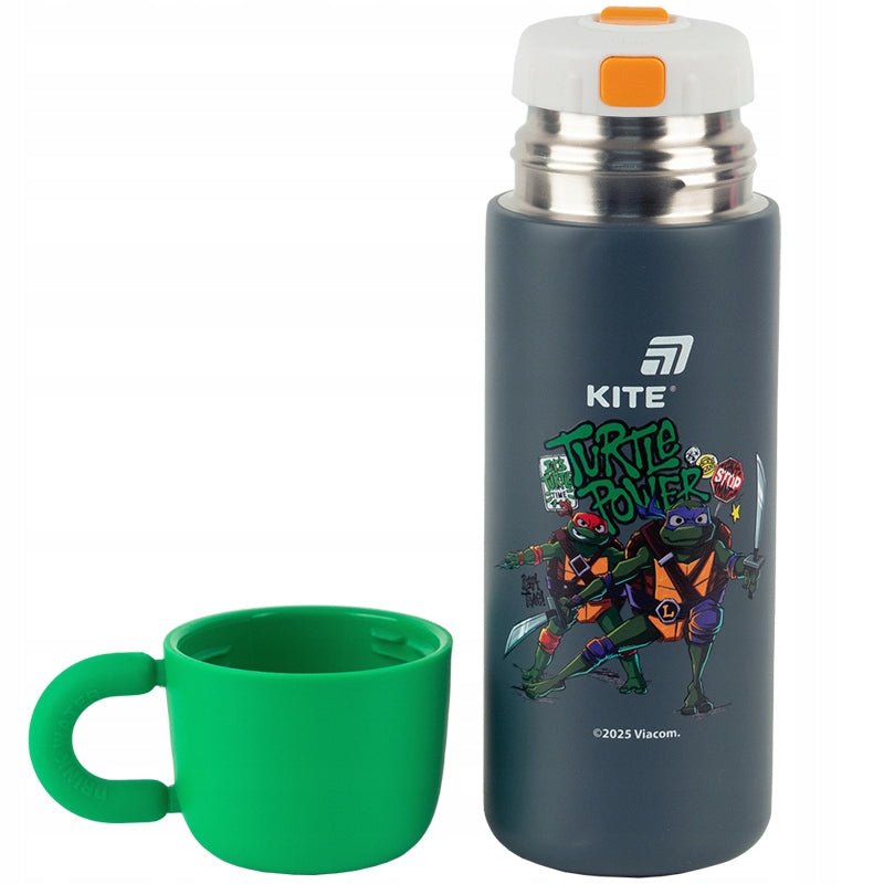 Termos z kubkiem dla dzieci metalowy 480 ml Ninja Turtles