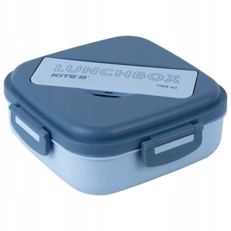 Lunchbox ze sztuccami na 3 komory