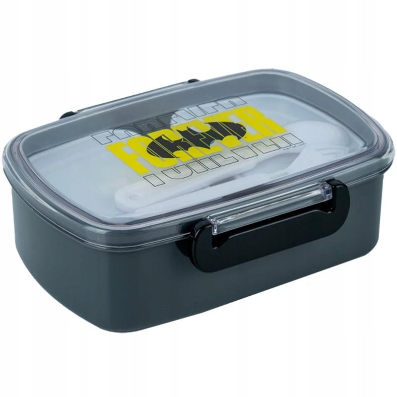Lunchbox do szkoły ze sztućcami 2 komory 750 ml DC Batman