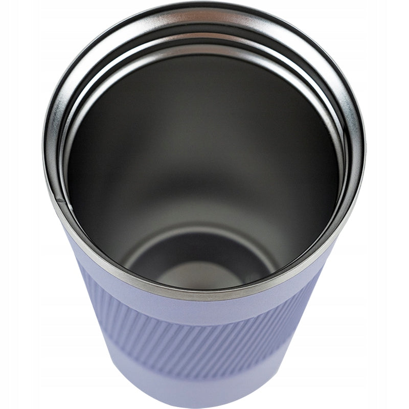 Kubek termo na napój kawę herbatę 510 ml, fioletowy