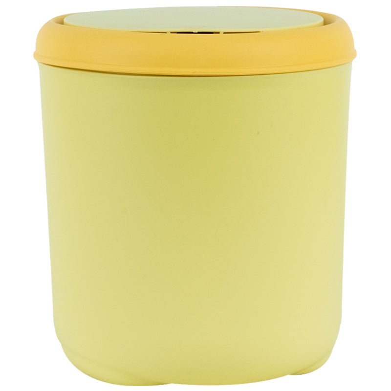 Kosz na śmieci na biurko dla dziecka żółty