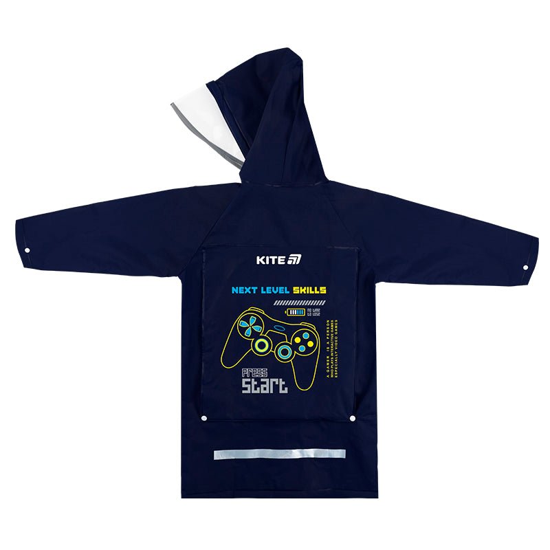 Płaszcz przeciwdeszczowy dla chłopca niebieski S