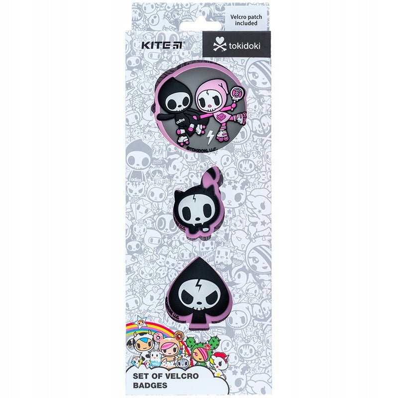 Naszywki na rzep emblemat 3 szt Tokidoki