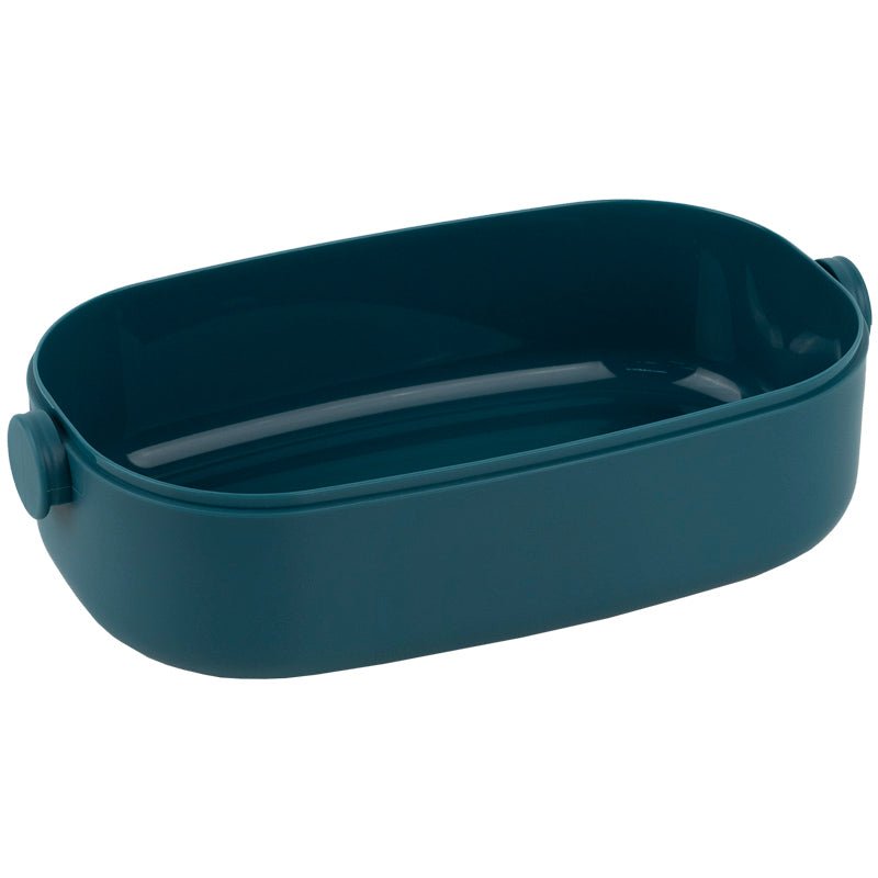 Wnętrze pojemnika z jedną pojemną komorą i dodatkową pokrywką