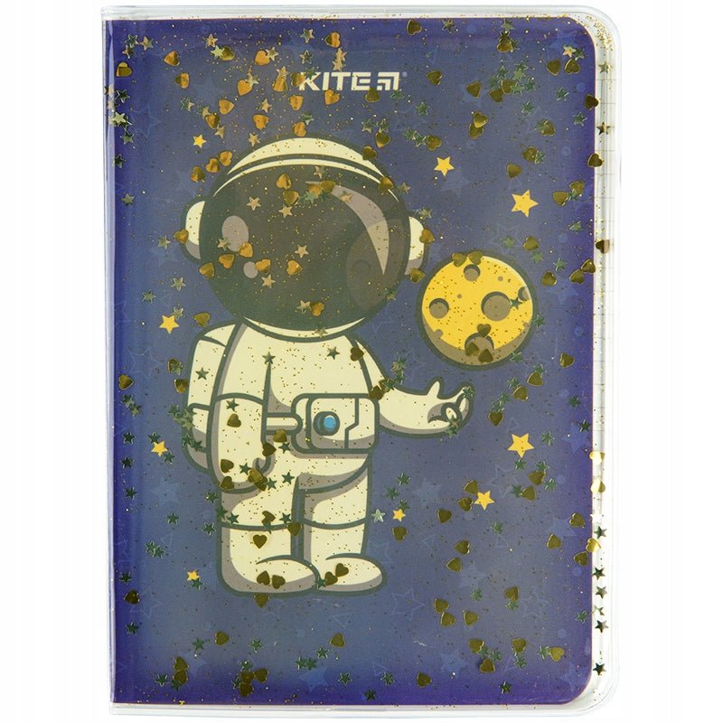 Notatnik A6 w silikonowej okładce 80 kartek Spaceman