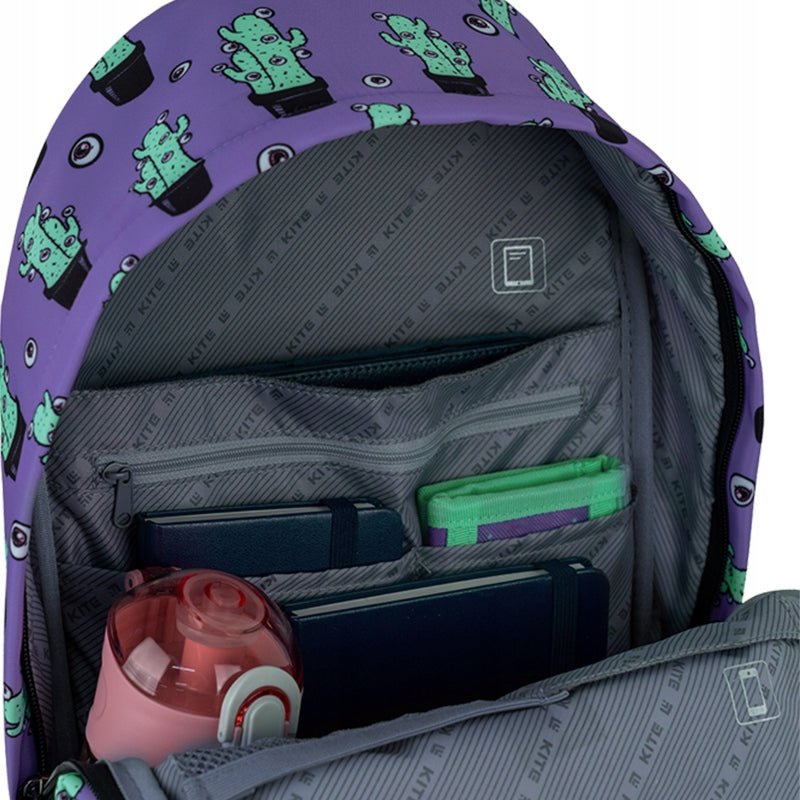Plecak szkolny dla nastolatki fioletowy