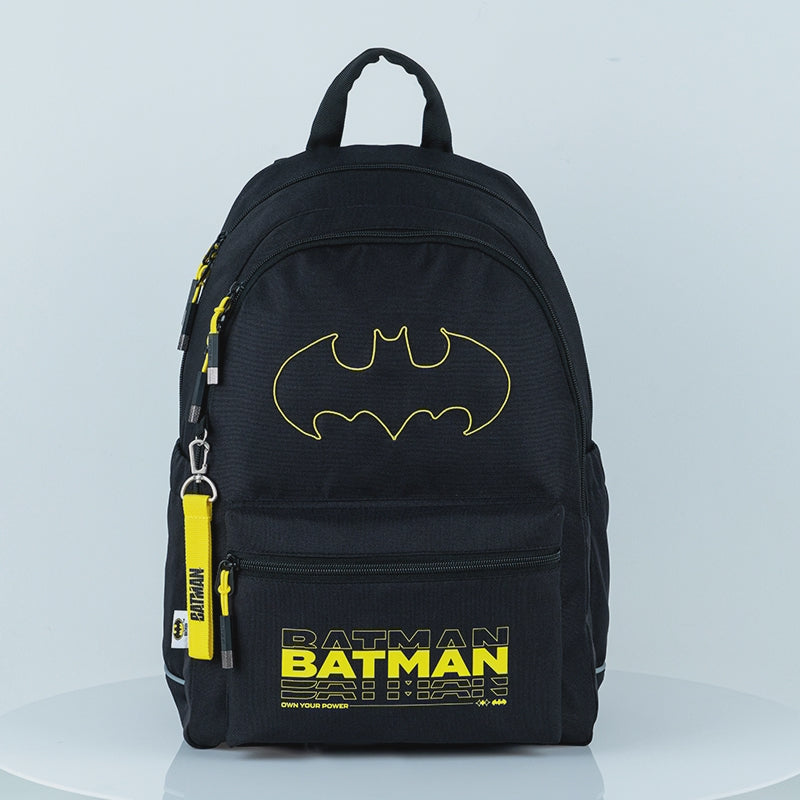 Plecak szkolny dwukomorowy ortopedyczny 9-12 lat z oświetleniem LED DC Batman Kite