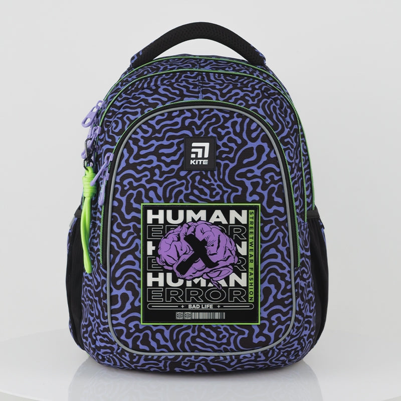 Pojemny plecak szkolny anatomiczny dla dziewczynki młodzieżowy ze smyczem do telefonu Kite