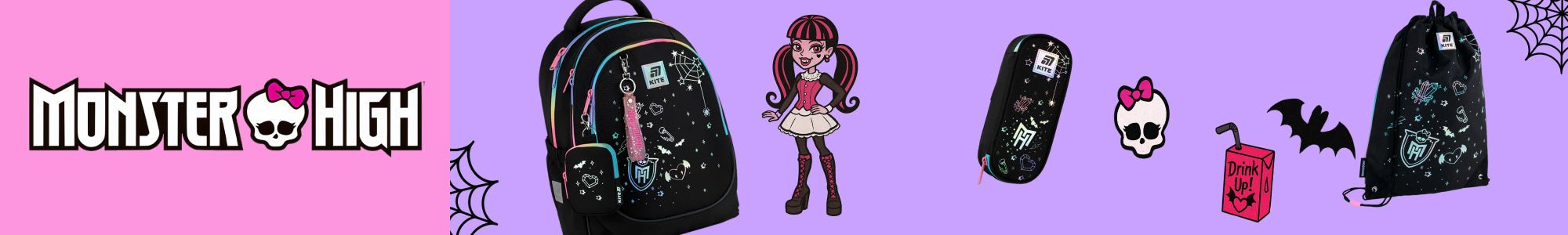 Monster High – stylowa kolekcja Kite dla fanek gotyckiego klimatu - Kite