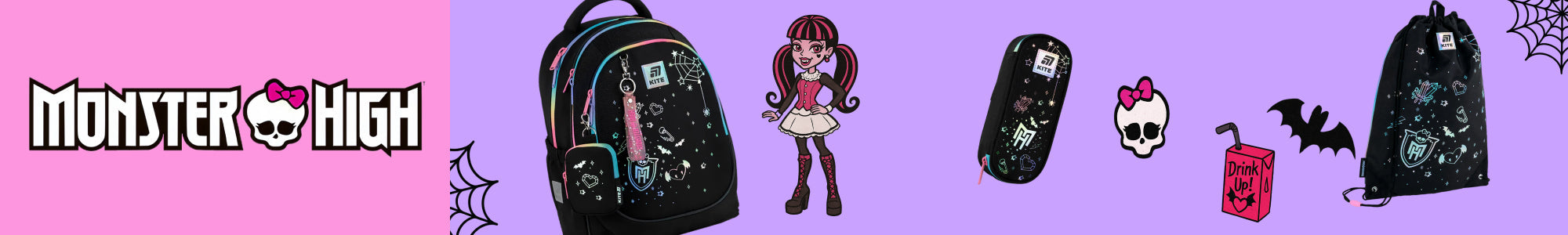 Monster High – stylowa kolekcja Kite dla fanek gotyckiego klimatu