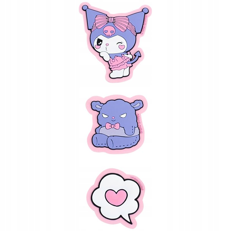 Naszywki na rzep emblemat 3 szt Kuromi Kite