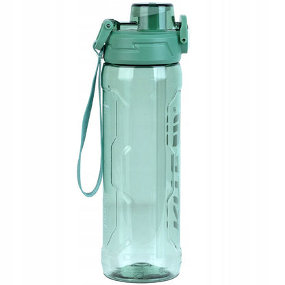 Bidon z tritanu na wodę z uchwytem 800 ml zielona butelka ze słomką Kite
