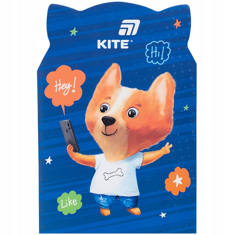 Notes Notatnik niebieski z liskiem B6 KITE