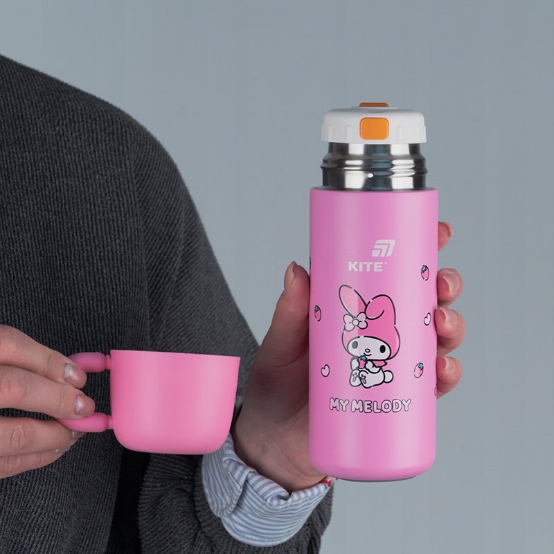 Termos z kubkiem dla dziewczynki metalowy 480 ml My Melody