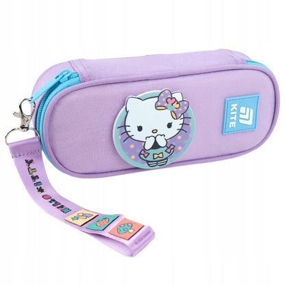 Zestaw naszywek na rzep z brelokiem dla dziewczynek Hello Kitty