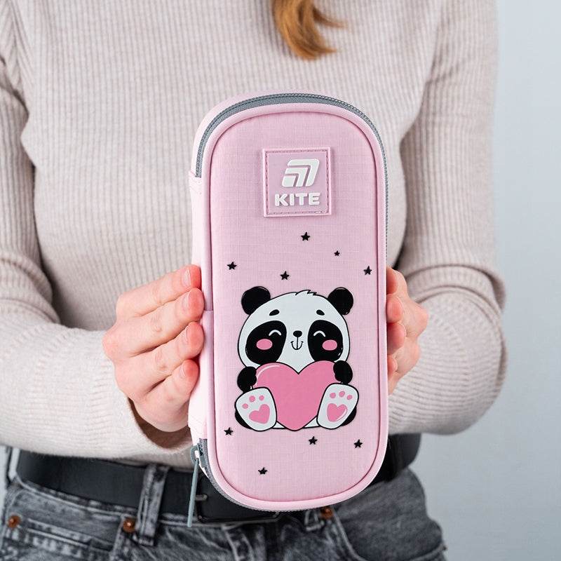 Piórnik szkolny dla dziewczynki panda Kite