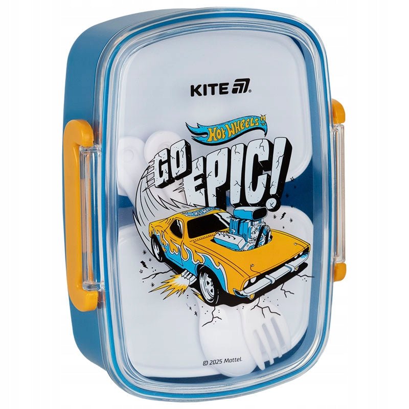 Lunchbox Śniadaniówka ze Sztućcami 750ml Hot Wheels Kite