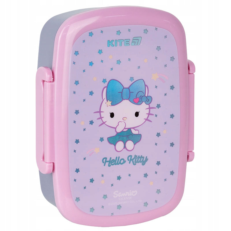 Lunchbox Śniadaniówka ze Sztućcami 750 ml Hello Kity Kite