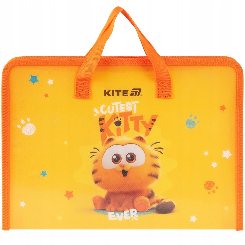 Teczka szkolna z rączką gruba A4 XL Garfield