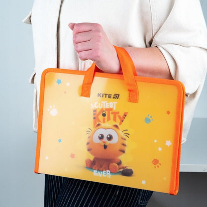 Teczka szkolna z rączką gruba A4 XL Garfield