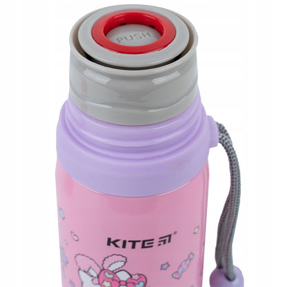 Termos z nadrukiem kubek metal z uchwytem 350 ml Kite HK23-301 Hello Kitty