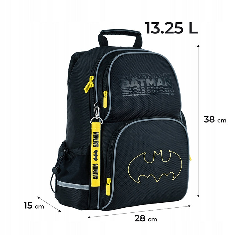 Plecak szkolny dla chłopca LED DC BATMAN (LED) Kite