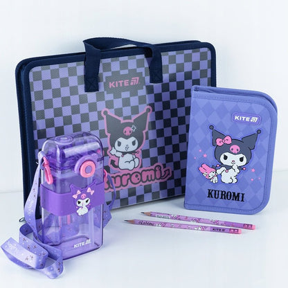 Teczka szkolna z rączką gruba A4 XL Kuromi